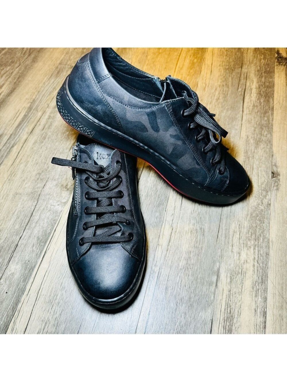 Kazar European Red Bottoms Men’s Black Shoes SZ 42 EU 9 US